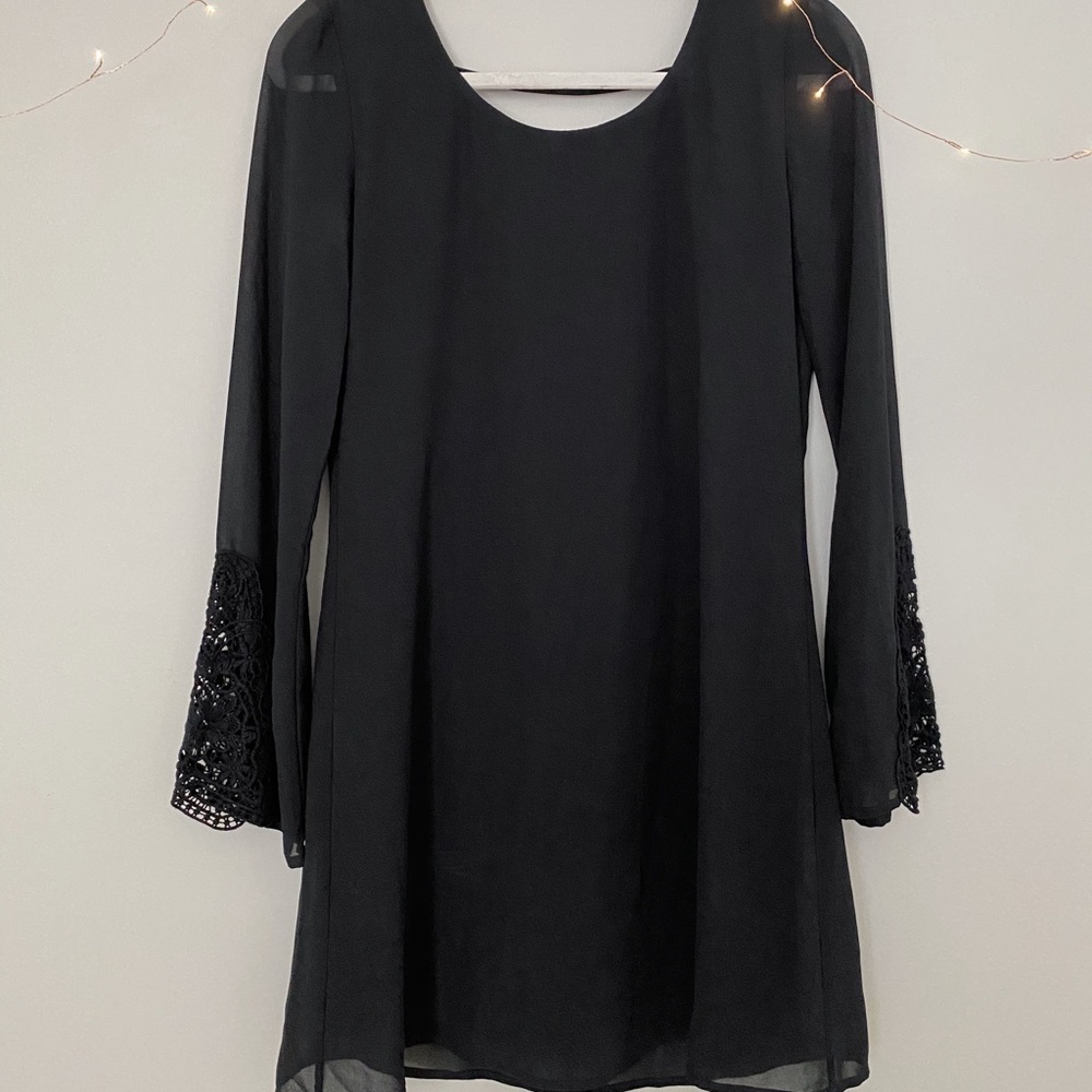 Speechless Flowy Dress w/ Lace